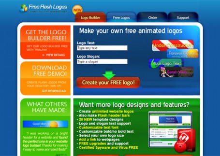 http://freeflashlogos.com