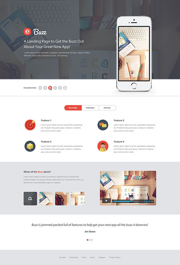 buzz_psd_theme_full