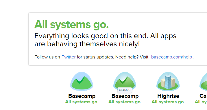Basecamp System Status