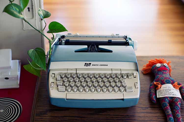 Marketing Essay - typewriter