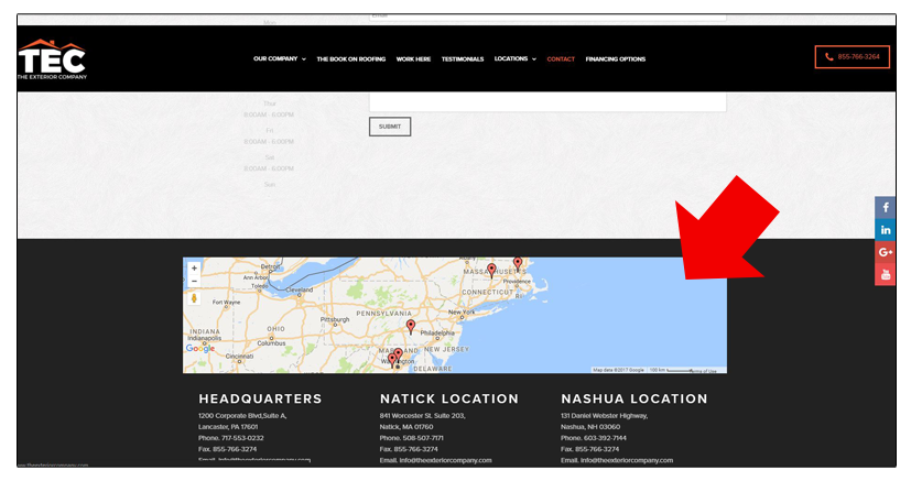 Interactive Map - Exterior Company